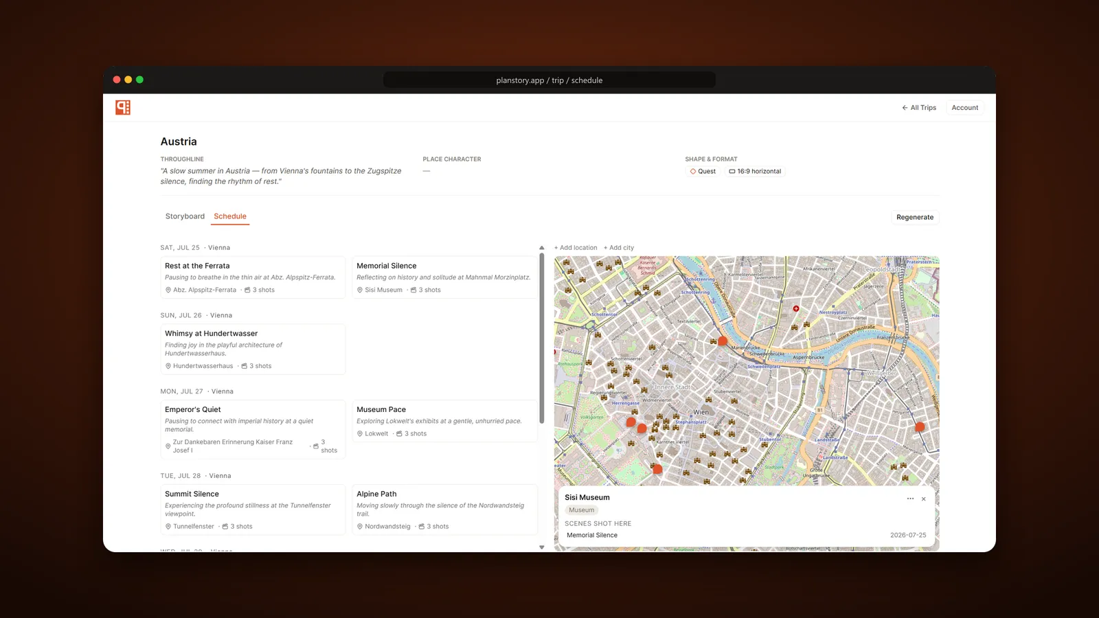 PlanStory screenshot 3